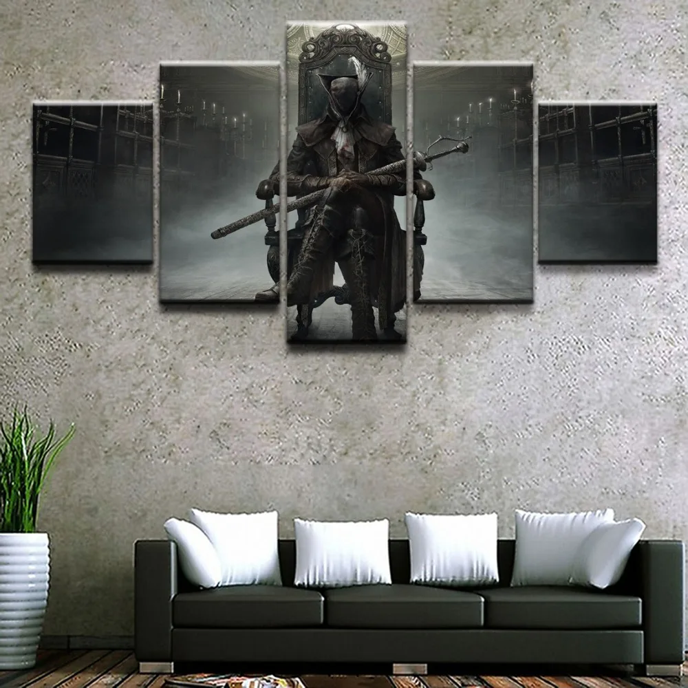 Framework HD Print Picture Canvas Wall Art For Living Room Modular 5 Panel Game Bloodborne Home Decoration Poster Painting
Framework HD Print Picture Canvas Wall Art For Living Room Modular 5 Panel Game Bloodborne Home Decoration Poster Painting