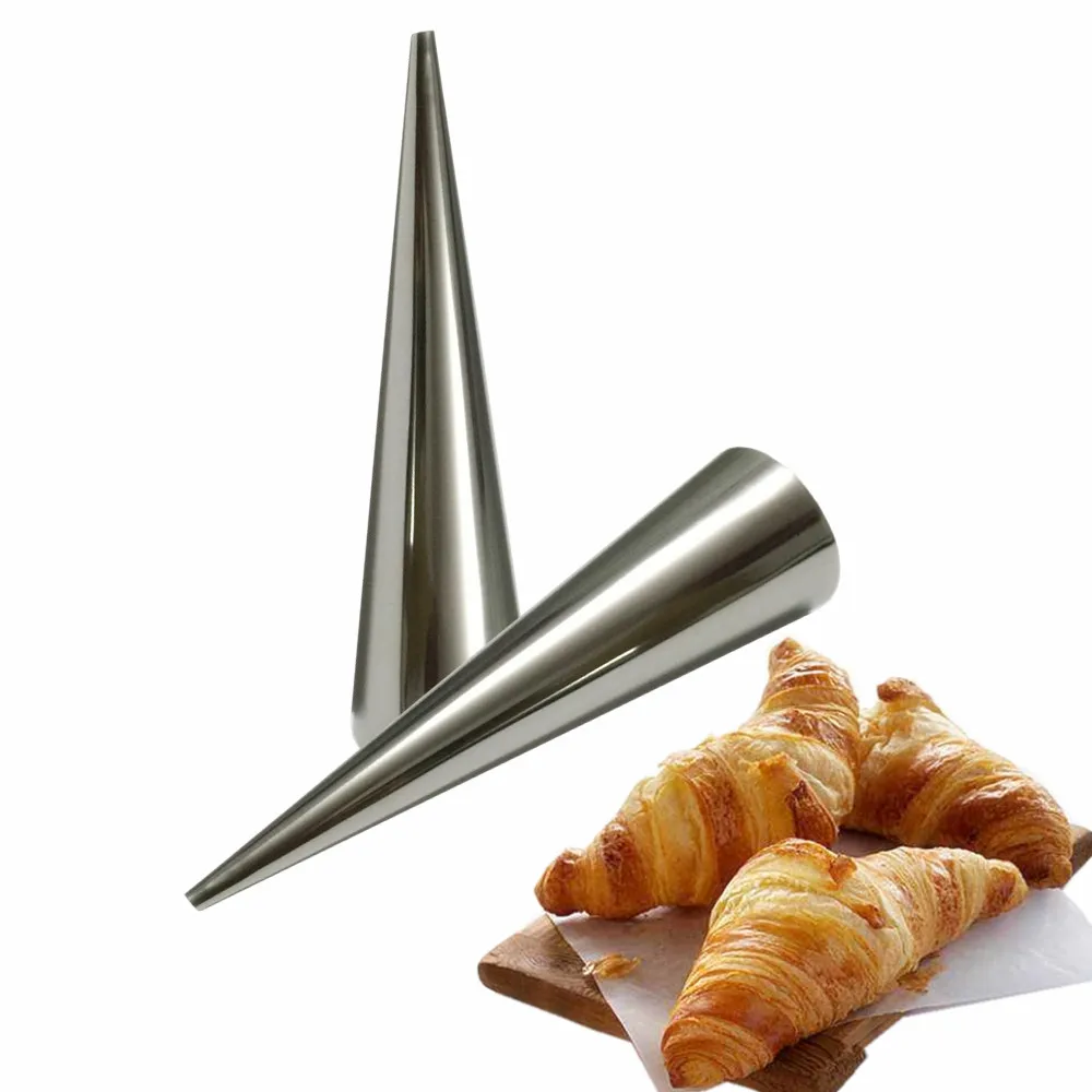 1pcs 9cm Stainless Steel Spiral Baked Conical Tube Cone Danish Tool DIY Baking Cream Mold Pastry Roll Horn Mold
1pcs 9cm Stainless Steel Spiral Baked Conical Tube Cone Danish Tool DIY Baking Cream Mold Pastry Roll Horn Mold