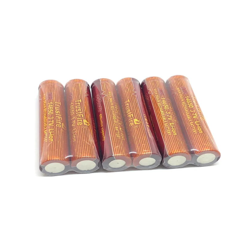 

18pcs/lot TrustFire IMR 14650 950mAh 3.7V High Drain Rechargeable Lithium Battery For Electronic Cigarettes Output 10A Batteries