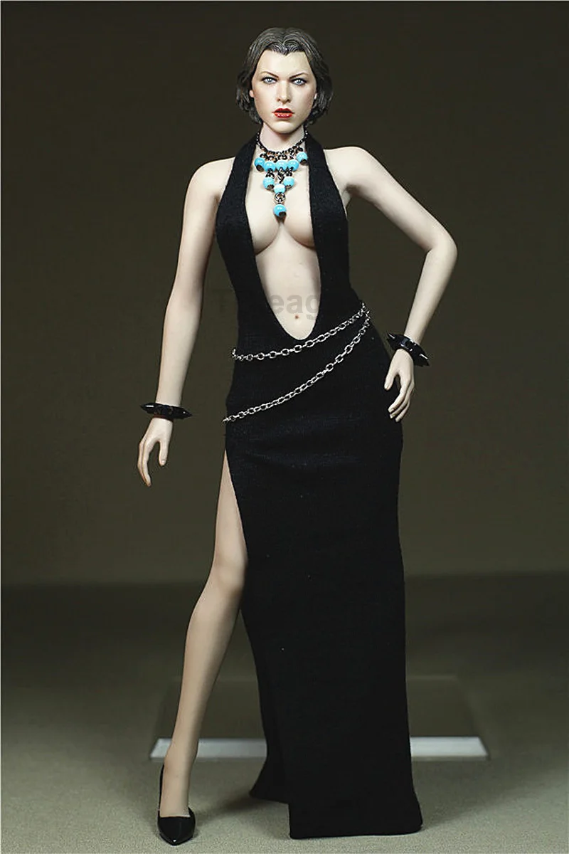 Custom Made 1/6 Scale Crown Black Dress Clothing Set for 12inch Female Soldier Action Figure Collection Sexy Girl
Custom Made 1/6 Scale Crown Black Dress Clothing Set for 12inch Female Soldier Action Figure Collection Sexy Girl