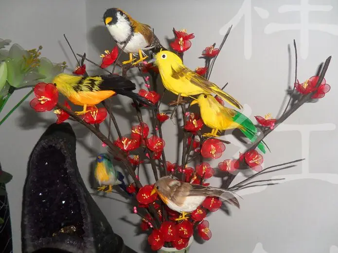 about 12cm simulation bird,foam&colourful feathers birds model one lot/ 6 pcs handicraft prop,home garden decoration gift p2529
about 12cm simulation bird,foam&colourful feathers birds model one lot/ 6 pcs handicraft prop,home garden decoration gift p2529