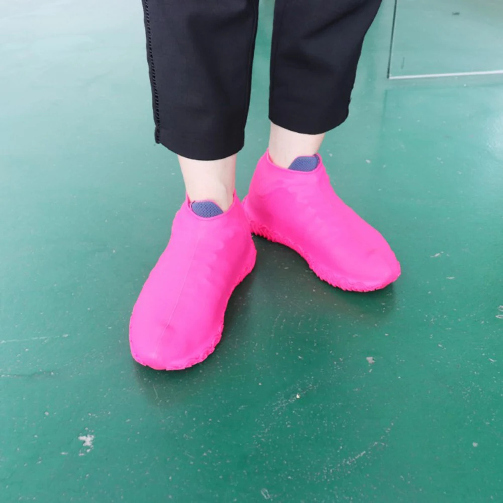 Reusable Non-slip Rain Shoes Covers Waterproof Silicone Shoe Covers Rain Boots Overshoes Solid Shoe Accessories Couvre Chaussure
Reusable Non-slip Rain Shoes Covers Waterproof Silicone Shoe Covers Rain Boots Overshoes Solid Shoe Accessories Couvre Chaussure