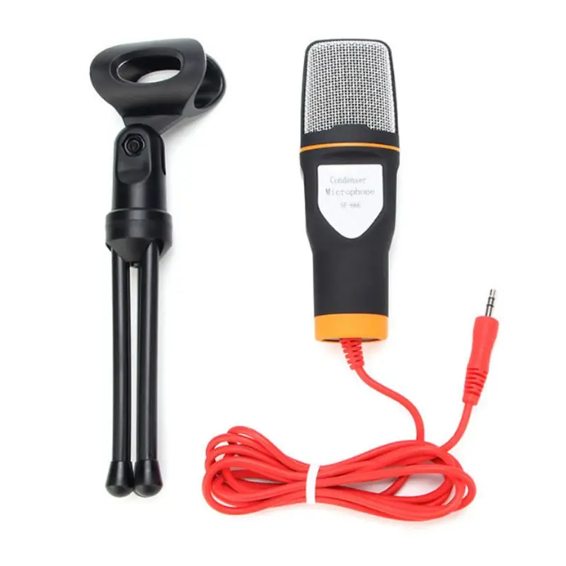 Wired Desktop Broadcasting Studio Microphones Mini Tripod Mic For Computer PC Smartphone Condenser Microphone 3.5mm
Wired Desktop Broadcasting Studio Microphones Mini Tripod Mic For Computer PC Smartphone Condenser Microphone 3.5mm