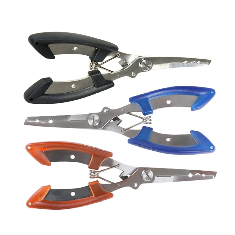 

TAF Fishing Pliers Stainless Steel 16cm 3 Colors Multifunctional Fishing Line Cut Tackle Tools Fishing Pliers Scissors Pesca