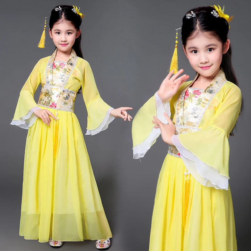 Children's Ancient Perform Costume Fairy Lady Dress Tang Dynasty Ancient Little Princess Princess Chinese Clothes Dance Wear
Children's Ancient Perform Costume Fairy Lady Dress Tang Dynasty Ancient Little Princess Princess Chinese Clothes Dance Wear