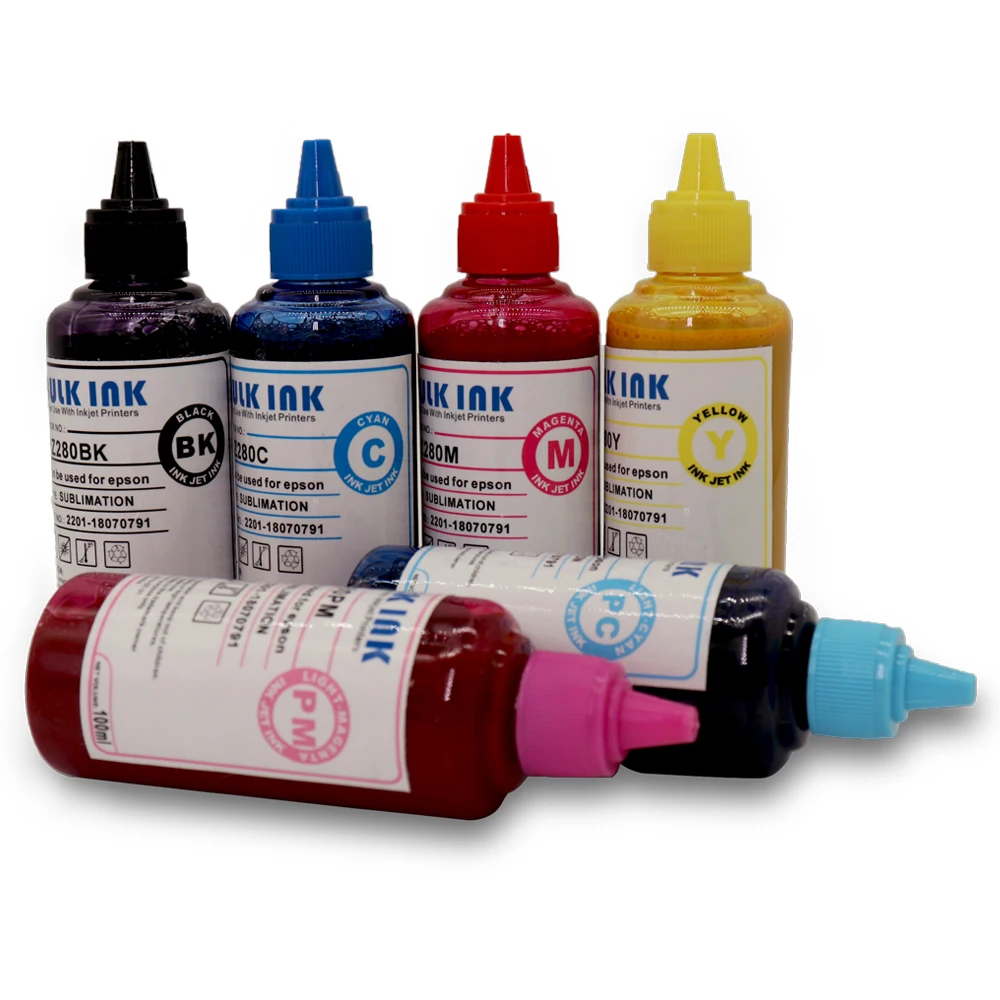 600 ML Universal Sublimation Ink For Epson Inkjet Printers Heat Press Machine For Heat Transfer Used For Mug/Cup/T-shirt/Shoes
600 ML Universal Sublimation Ink For Epson Inkjet Printers Heat Press Machine For Heat Transfer Used For Mug/Cup/T-shirt/Shoes