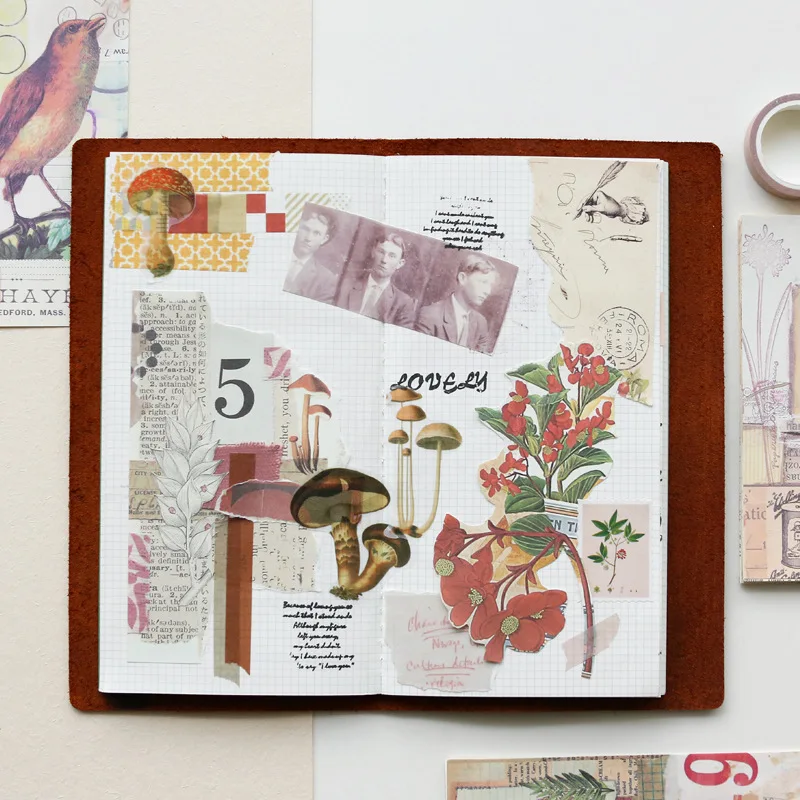 18Pcs/pack Vintage Handmade Material Background Sticker Scrapbooking Creative DIY Diary Decorative Flake Diary Journal Supplies
18Pcs/pack Vintage Handmade Material Background Sticker Scrapbooking Creative DIY Diary Decorative Flake Diary Journal Supplies