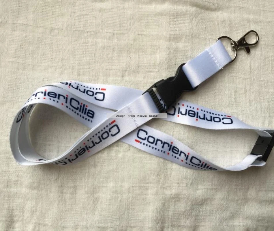 Custom Lanyards promotion LOGO lanyards 20mm White Polyester heat transfer printing safety buckle strap For gift conference
Custom Lanyards promotion LOGO lanyards 20mm White Polyester heat transfer printing safety buckle strap For gift conference