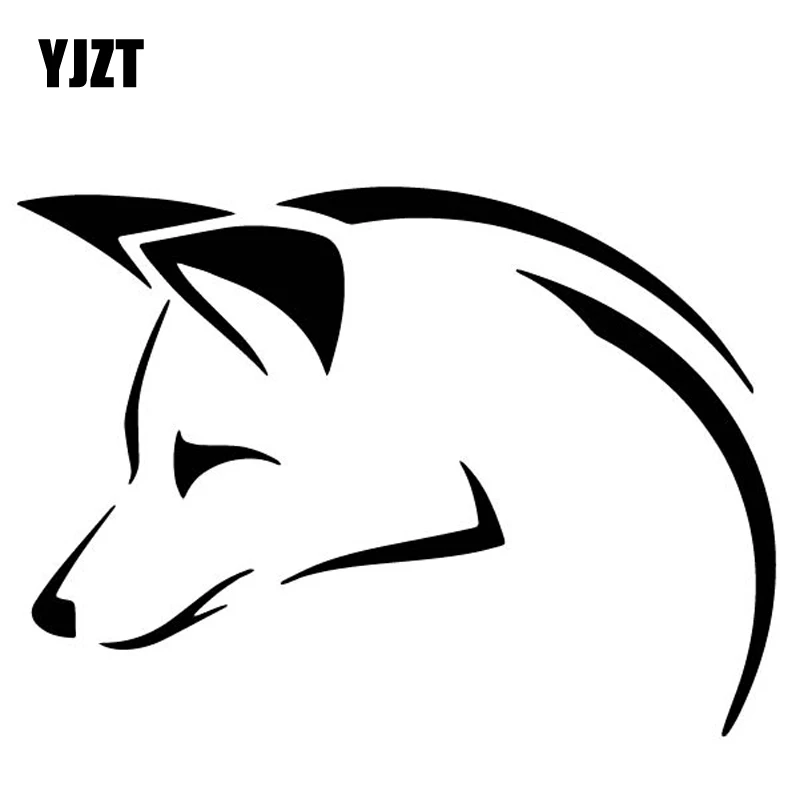 YJZT 15.4CM*11.2CM Fox Head Creative Decorate Car Stickers Body Of Car Vinyl Decal Black/Silver C4-1701
YJZT 15.4CM*11.2CM Fox Head Creative Decorate Car Stickers Body Of Car Vinyl Decal Black/Silver C4-1701