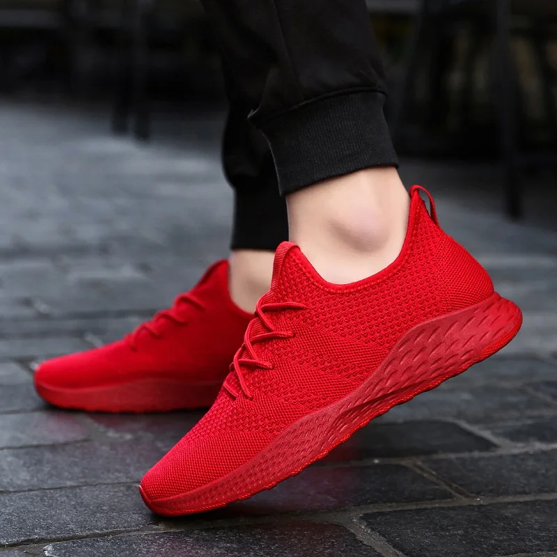 2021 Summer New Breathable Men Sneakers Male Shoes Adult Red Black Gray High Quality Comfortable Non-slip Soft Mesh Men Shoes
2021 Summer New Breathable Men Sneakers Male Shoes Adult Red Black Gray High Quality Comfortable Non-slip Soft Mesh Men Shoes