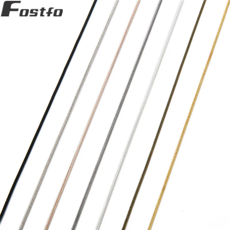 10 Yard/roll 1.5mm Copper Snake Link Chain For Women Men Handmade Necklace Long Chains Accessories DIY Jewelry Making Supplies
10 Yard/roll 1.5mm Copper Snake Link Chain For Women Men Handmade Necklace Long Chains Accessories DIY Jewelry Making Supplies