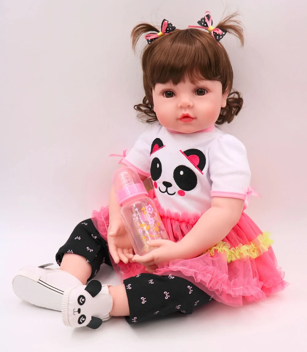 61cm high quality soft Silicone vinyl adorable Lifelike toddler Baby Bonecas girl bebe princess reborn doll for kids best gift
61cm high quality soft Silicone vinyl adorable Lifelike toddler Baby Bonecas girl bebe princess reborn doll for kids best gift