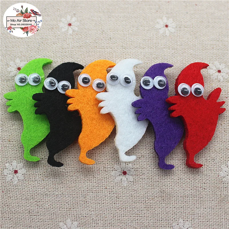 4.8CM Non-woven patches Halloween ghost Felt Appliques for clothes Sewing Supplies diy craft ornament
4.8CM Non-woven patches Halloween ghost Felt Appliques for clothes Sewing Supplies diy craft ornament