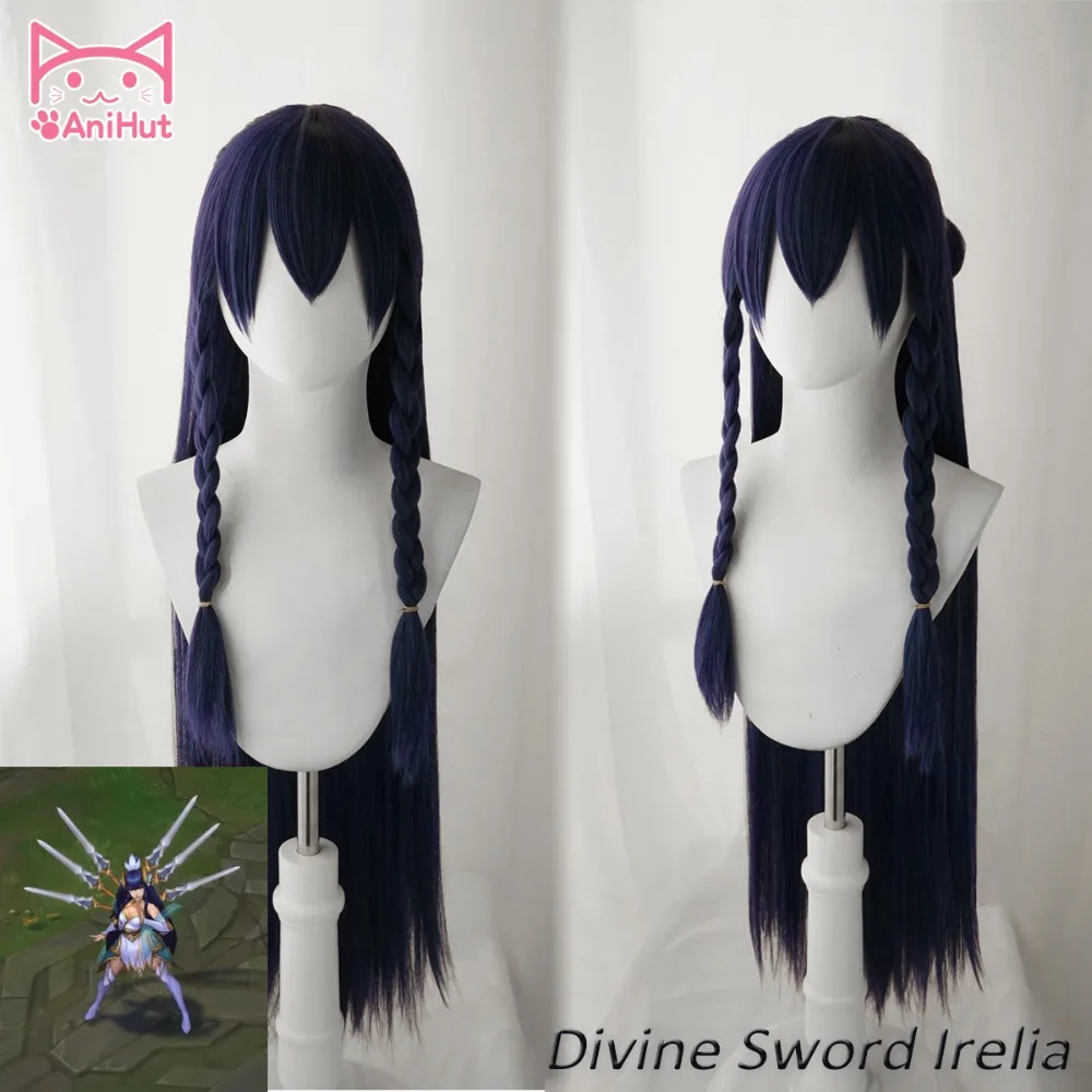 【Anihut】LOL Cosplay Wig Divine Sword Irelia Wig Long Straight Dark Blue Wig The Blade Dancer
【Anihut】LOL Cosplay Wig Divine Sword Irelia Wig Long Straight Dark Blue Wig The Blade Dancer