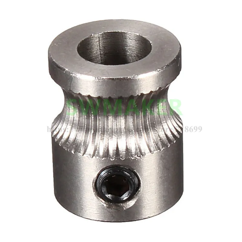 Stainless Steel MK8 Drive Gear For 1.75mm & 3mm Filament Extruder 3D Printer parts
Stainless Steel MK8 Drive Gear For 1.75mm & 3mm Filament Extruder 3D Printer parts