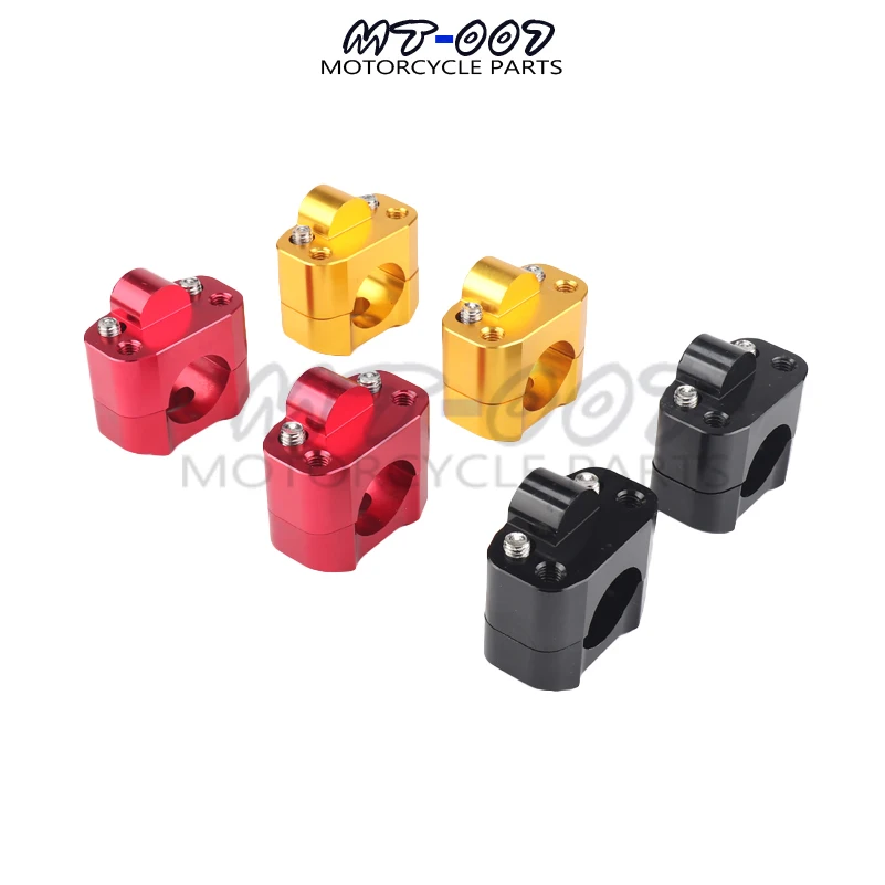 CNC алюминиевый мотоцикл Pit Dirt Bike руль Жир Бар адаптер крепление Riser зажим 7/8 "до 1