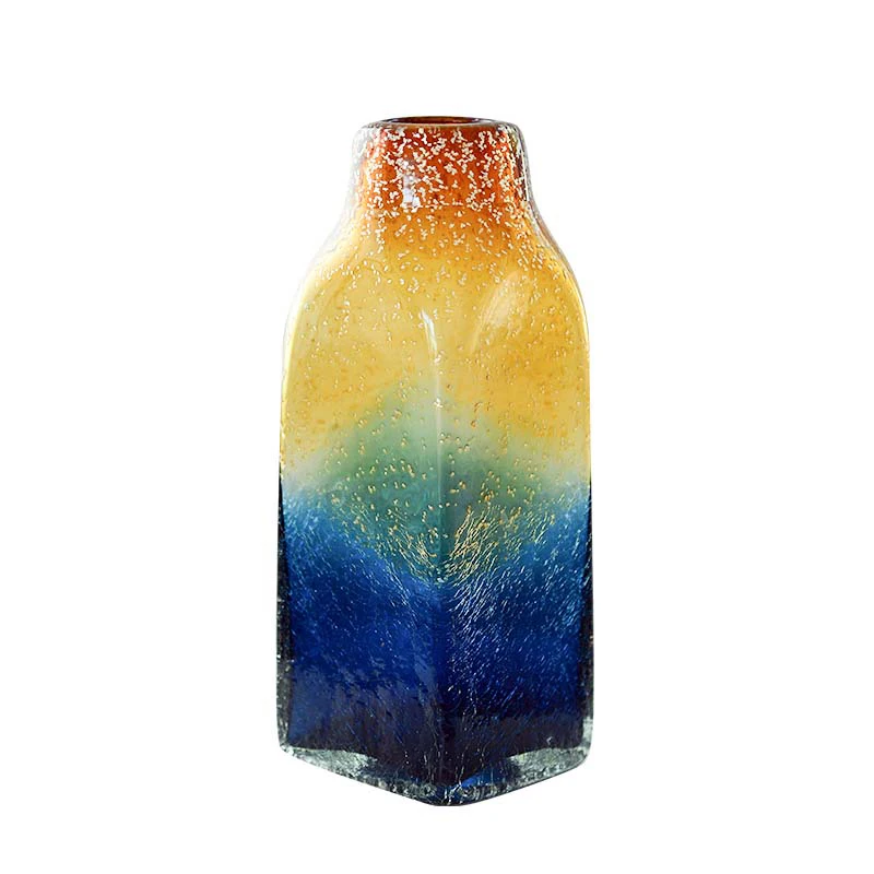 Modern minimalism glass vases Color Gradual change large vases Hydroponics containers Flower organ home living room decoration
Modern minimalism glass vases Color Gradual change large vases Hydroponics containers Flower organ home living room decoration