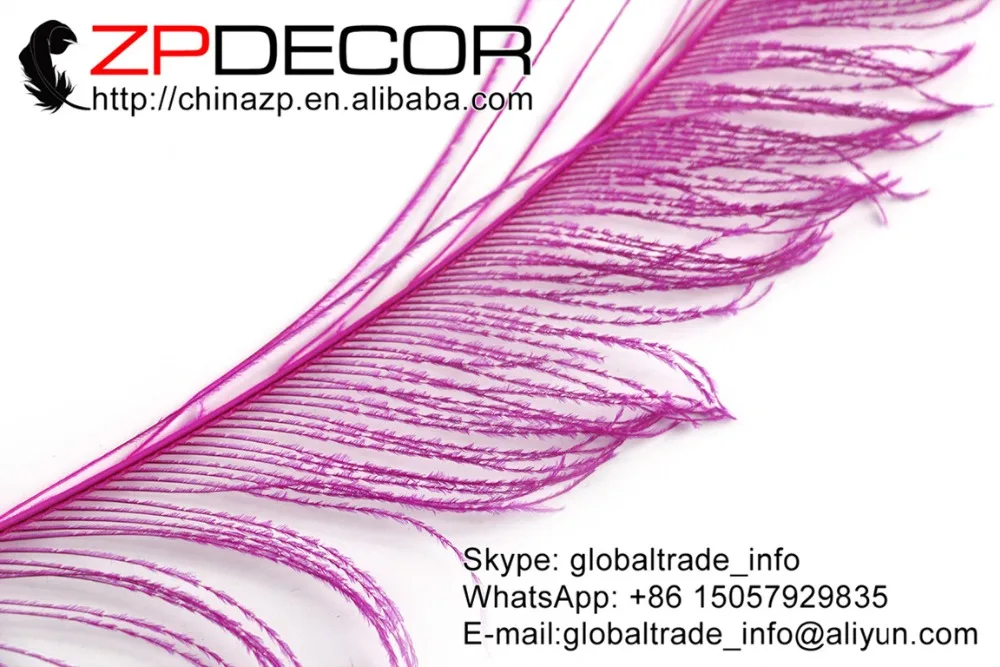ZPDECOR 50pcs/lot 30-40cm(12-16inch) Hand Select Premium Quality Hot Pink Wholesale Peacock Swords Cut Feathers For Sale
ZPDECOR 50pcs/lot 30-40cm(12-16inch) Hand Select Premium Quality Hot Pink Wholesale Peacock Swords Cut Feathers For Sale