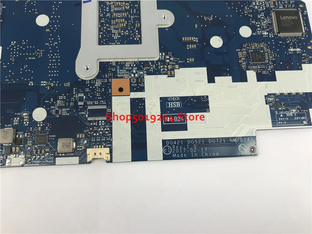 For Lenovo Ideapad 320-15isk 320-15IKB 320-17IKB Laptop motherboar i5-7200u SR342 Mainboard DG421 DG521 DG721 NM-B241
For Lenovo Ideapad 320-15isk 320-15IKB 320-17IKB Laptop motherboar i5-7200u SR342 Mainboard DG421 DG521 DG721 NM-B241