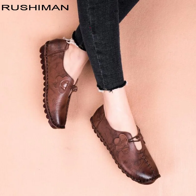 2019 new style Genuine Leather handmade flat shoes retro national wind Cow leather comfortable pregnant women Single Shoes
2019 new style Genuine Leather handmade flat shoes retro national wind Cow leather comfortable pregnant women Single Shoes