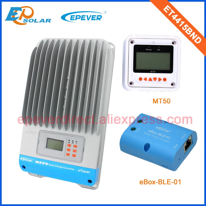 48V Solar Battery Charger ET4415BND MPPT EPEVER Free Shipping regulator 45A 45amps bluetooth eBOX Phone APP MT50 in white
48V Solar Battery Charger ET4415BND MPPT EPEVER Free Shipping regulator 45A 45amps bluetooth eBOX Phone APP MT50 in white