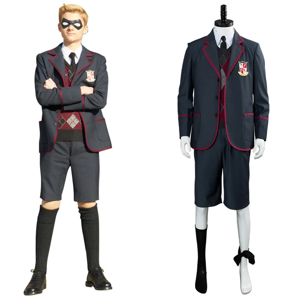 The Umbrella Academy Cosplay Costume School UniformTop Sweater Pants Shirt Full Suit Adult Christmas Carnival Costume Men Women
The Umbrella Academy Cosplay Costume School UniformTop Sweater Pants Shirt Full Suit Adult Christmas Carnival Costume Men Women
