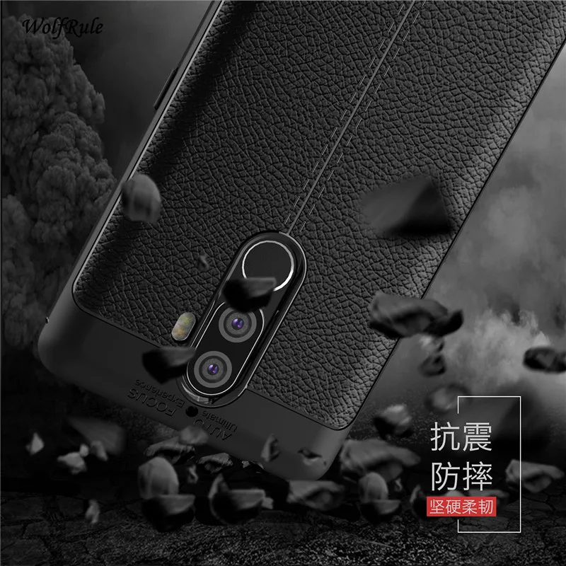 WolfRule Lenovo K8 Note чехол противоударный роскошный кожаный ТПУ для Vibe Fundas 5 5" |