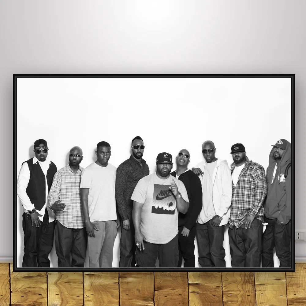 Шелковый постер R & B Wu Tang Clan для настенного декора 12x18 24x36 дюймов|Рисование и