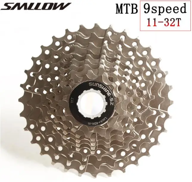 SUNSHINE-SZ 9 скоростей 11-32T MTB горный велосипед кассеты 9s 18s 27s 32t маховик велосипеда