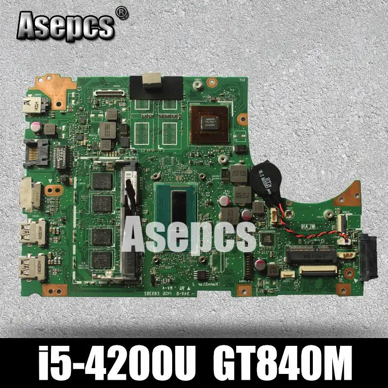 Asepcs S451LN материнская плата для ноутбука For Asus S451 S451L V451 V451L S451LB тест оригинальная I5