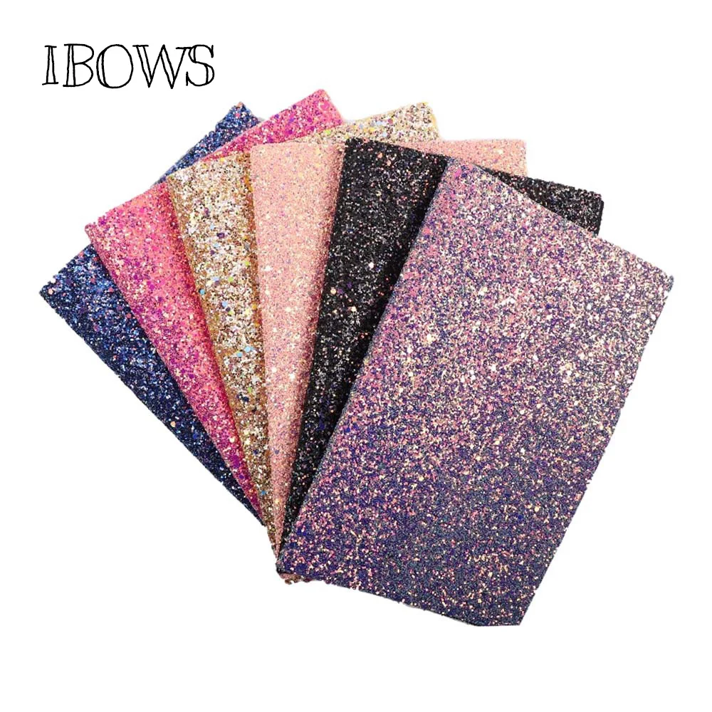 IBOWS 22*30CM Glitter Synthetic Leather Fabric Sheets Chunky Glitter Fabric for Party Wedding Decoration DIY Hair Bows Materials
IBOWS 22*30CM Glitter Synthetic Leather Fabric Sheets Chunky Glitter Fabric for Party Wedding Decoration DIY Hair Bows Materials