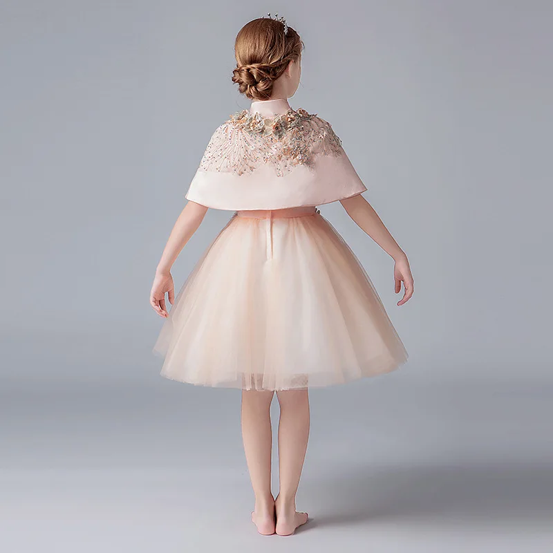 2019 New Lace Wedding Holy Dress the Flower Girl Zipper Party Banquet Show Ball Vestidos De Fiesta | Свадьбы и торжества
