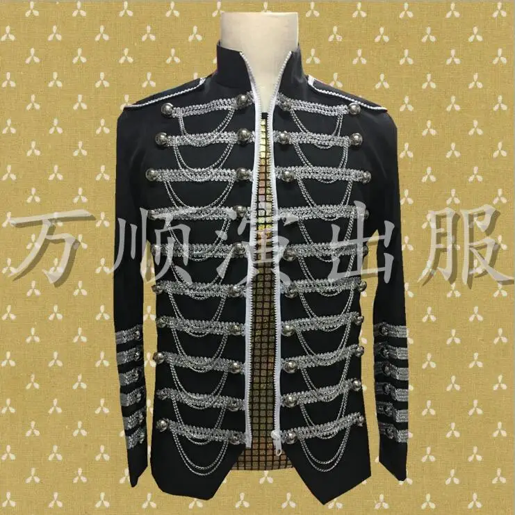 2018 Nightclub rock singer sequins show coat trend bar DJ costumes for Korean men's stage. XXS-6XL! Big yards
2018 Nightclub rock singer sequins show coat trend bar DJ costumes for Korean men's stage. XXS-6XL! Big yards