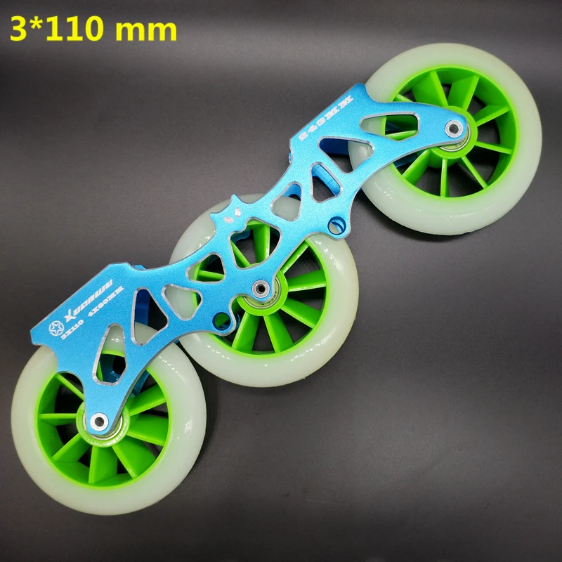 free shipping roller skates frame 243 mm bat frame 4 x 80 mm 3 x 110 mm 2 in 1