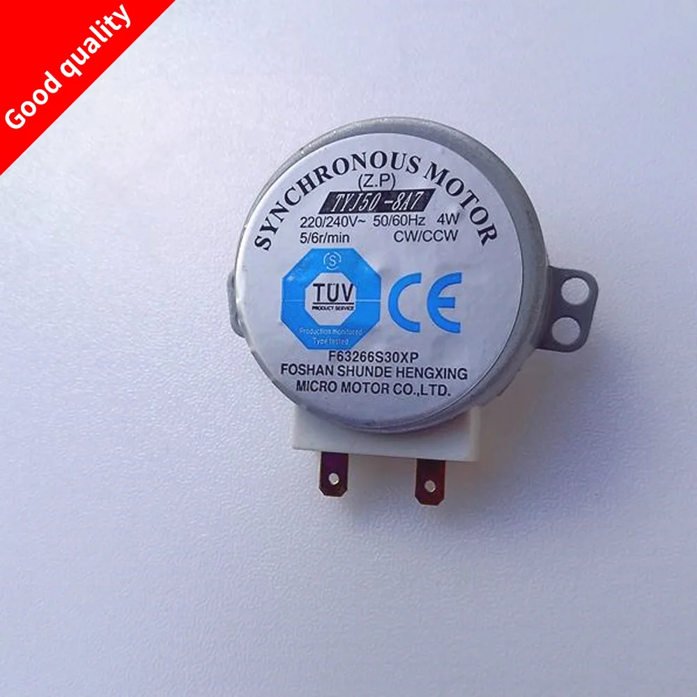 AC 220-240V 4W 6RPM 48mm Dia Micro Synchronous Motor for Warm Air Blower 50/60Hz CW/CCW TYJ50-8A7 microwave oven tray motor
AC 220-240V 4W 6RPM 48mm Dia Micro Synchronous Motor for Warm Air Blower 50/60Hz CW/CCW TYJ50-8A7 microwave oven tray motor