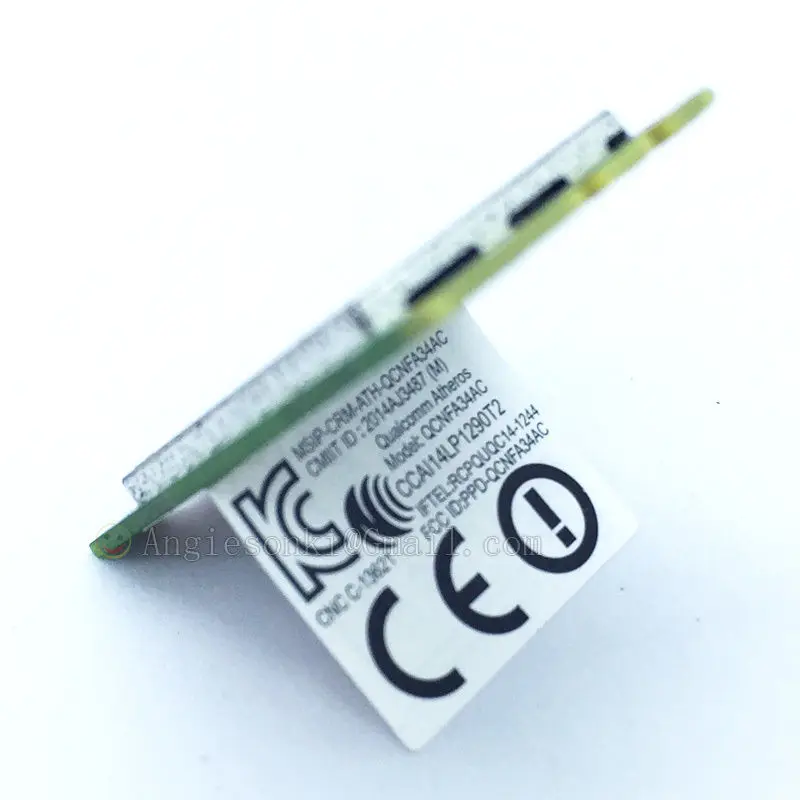 K1D64 Killer 1525 AC WIFI WLAN CARD+Bluetooth 4.0 For Atheros QCNFA34AC Bigfoot networks Killer 1525
K1D64 Killer 1525 AC WIFI WLAN CARD+Bluetooth 4.0 For Atheros QCNFA34AC Bigfoot networks Killer 1525