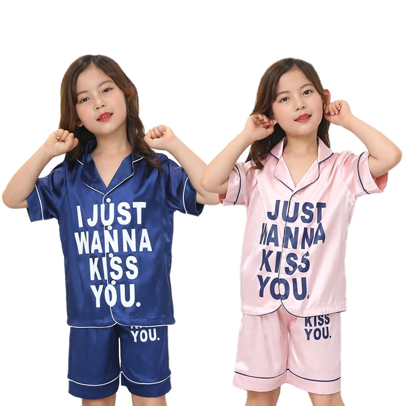 Baby Kids Boys Girls Letter Print Outfits Set Short Sleeve Blouse Tops+Shorts Sleepwear Pajamas Clothes Set
Baby Kids Boys Girls Letter Print Outfits Set Short Sleeve Blouse Tops+Shorts Sleepwear Pajamas Clothes Set