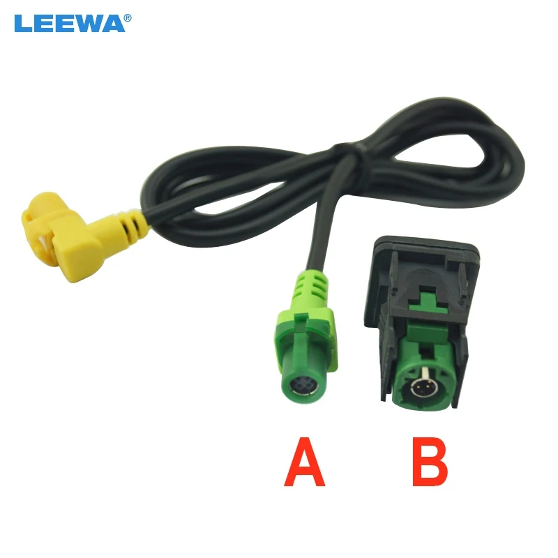 USB разъем LEEWA для VW Golf 5/6 Scirocco Passat jetta mk6 внешний + кабель RCD510 5KD 035 726 A|5kd a|usb inputusb |