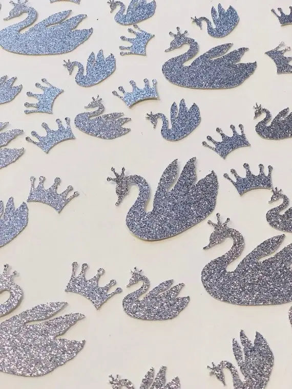 custom glitter silver swan lake Confettis birthday Table decor baby shower Scrapbook Embellishments scatters party favors
custom glitter silver swan lake Confettis birthday Table decor baby shower Scrapbook Embellishments scatters party favors