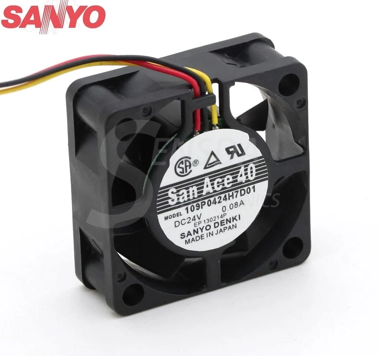 For Sanyo 109P0424H7D01 4015 4cm 40mm DC 24V 0.08A radiator equipment cooling axial fans
For Sanyo 109P0424H7D01 4015 4cm 40mm DC 24V 0.08A radiator equipment cooling axial fans