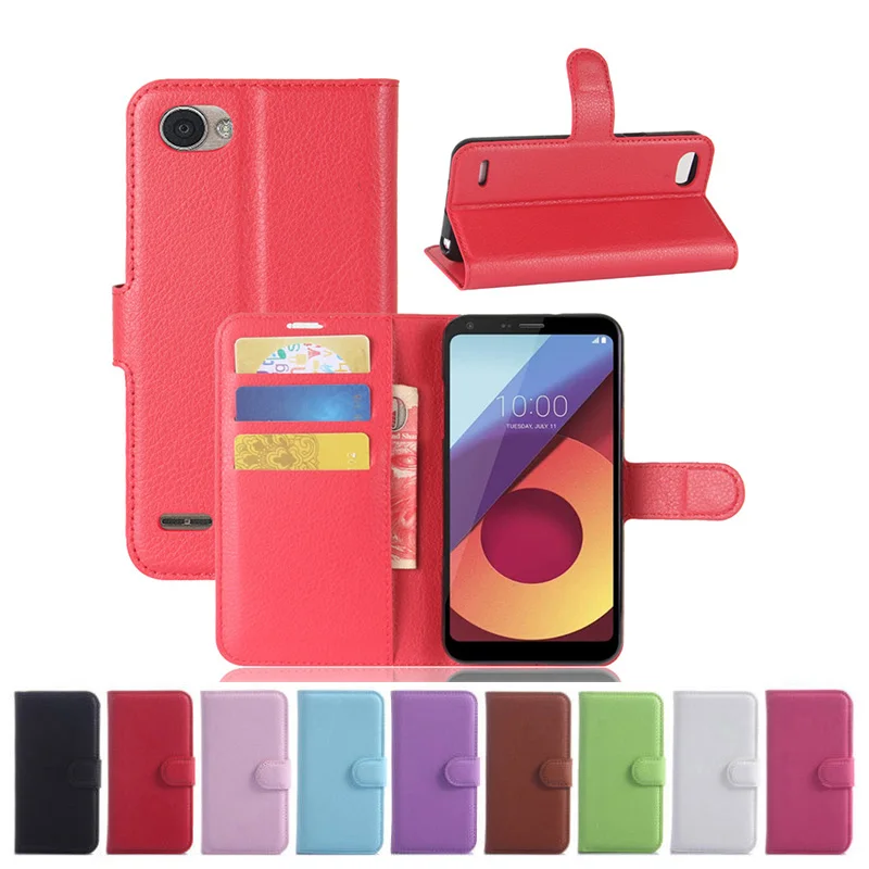 A. spanice для LG Q6/Q6 Alpha/Q6a Бумажник Флип кожаный чехол подставка держатель Tpu Plus/G6
