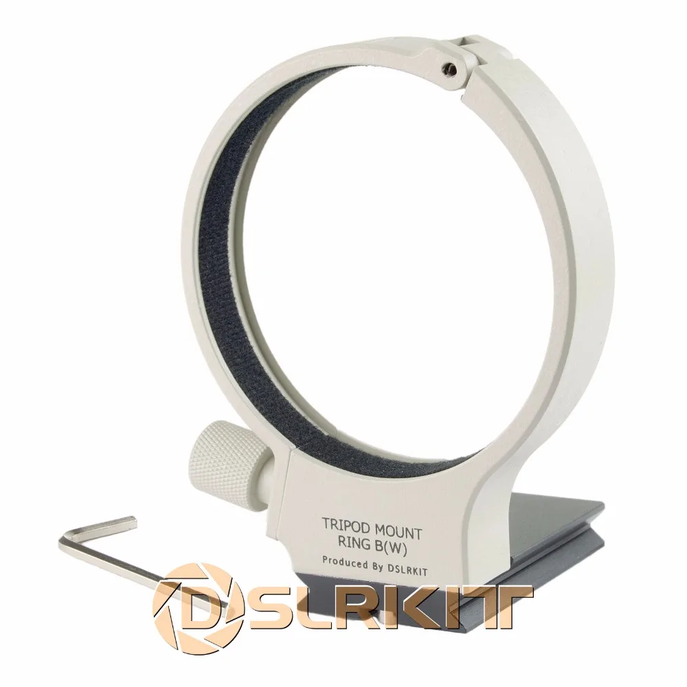 DSLRKIT Tripod Mount Ring B(W) Quick Release Platel for Canon 100-400mm f4.5-5.6
DSLRKIT Tripod Mount Ring B(W) Quick Release Platel for Canon 100-400mm f4.5-5.6
