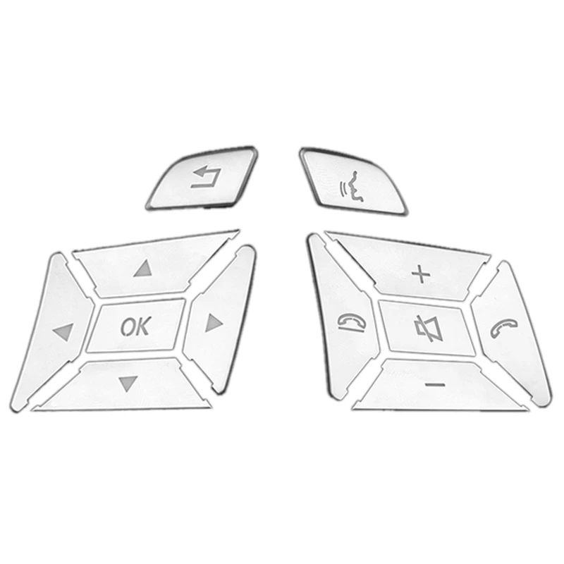 Steering Wheel Button Switch Trim Cover Sticker For Mercedes Benz A B C E Ml Gl Cla Gla Glk Sl Slk Class W176 W246 W212 W204
Steering Wheel Button Switch Trim Cover Sticker For Mercedes Benz A B C E Ml Gl Cla Gla Glk Sl Slk Class W176 W246 W212 W204