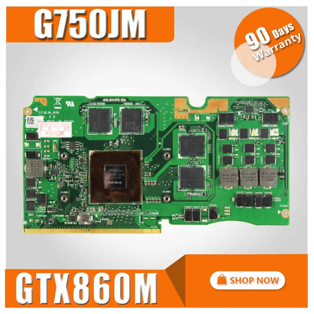 Видеокарта G750JM VGA, графический GTX860M с 2 Гб для For Asus G750J G750JM, материнская плата для ноутбука G750JM, видеокарта G750JM, графическая карта VGA
Видеокарта G750JM VGA, графический GTX860M с 2 Гб для For Asus G750J G750JM, материнская плата для ноутбука G750JM, видеокарта G750JM, графическая карта VGA