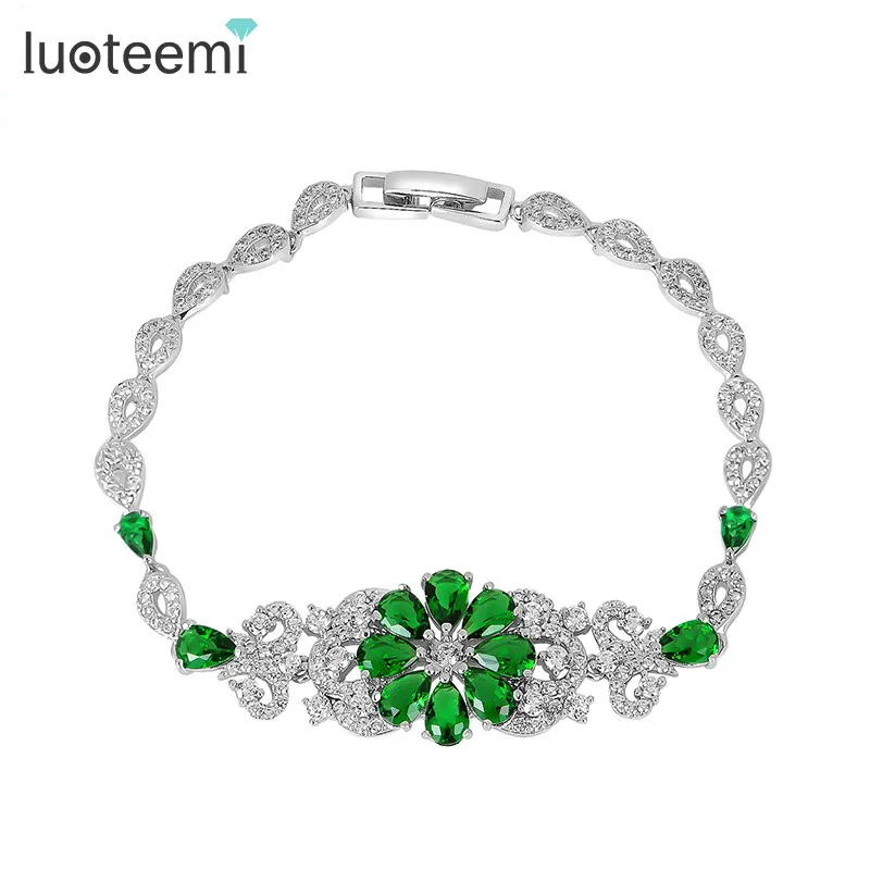 Luoteemi новые модные роскошные блестящие кубический циркон Белое золото-Цвет цветок браслет Браслеты для Для женщин Свадебные украшения
Luoteemi новые модные роскошные блестящие кубический циркон Белое золото-Цвет цветок браслет Браслеты для Для женщин Свадебные украшения