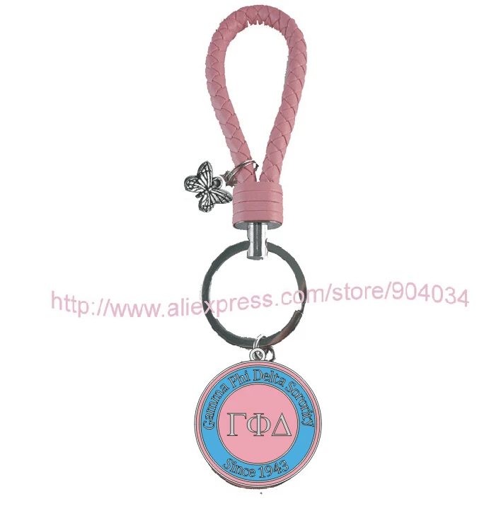 Since 1943 keychain Fashion Braided Gamma Phi Delta Sorority Leather Tag Keychain Car Keychain auto Keyring
Since 1943 keychain Fashion Braided Gamma Phi Delta Sorority Leather Tag Keychain Car Keychain auto Keyring