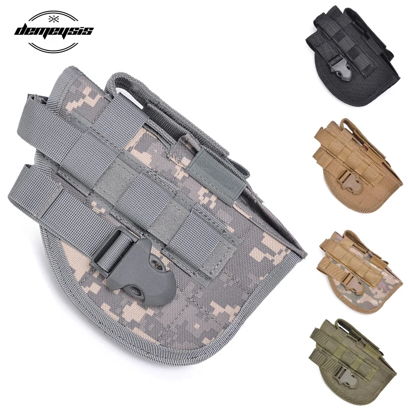 Высокое качество 600D NylonTactical страйкбол пистолет поясная кобура Регулируемая универсальная военная съемка пояс кобура Pounch
Высокое качество 600D NylonTactical страйкбол пистолет поясная кобура Регулируемая универсальная военная съемка пояс кобура Pounch