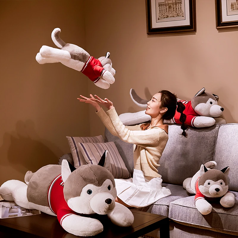 Dorimytrader New Pop Husky Doll Plush Toy Giant Soft Cute Dog Sleeping Pillow Birthday Gift 100cm 120cm DY50590
Dorimytrader New Pop Husky Doll Plush Toy Giant Soft Cute Dog Sleeping Pillow Birthday Gift 100cm 120cm DY50590