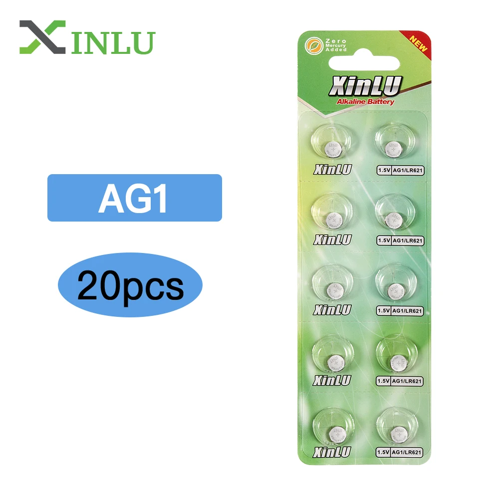 20pcs AG1 LR621 364 164 531 SR621 SR621SW SR60 SP364 TR621 Watch coin Button cell Battery,XINLU Battery
20pcs AG1 LR621 364 164 531 SR621 SR621SW SR60 SP364 TR621 Watch coin Button cell Battery,XINLU Battery