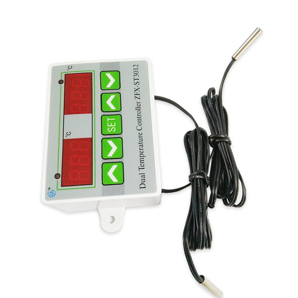 Microcomputer Intelligent Temperature Controller ZFX-ST3012 Switch for Double Temperature and Double Control Electronic Temperat
Microcomputer Intelligent Temperature Controller ZFX-ST3012 Switch for Double Temperature and Double Control Electronic Temperat